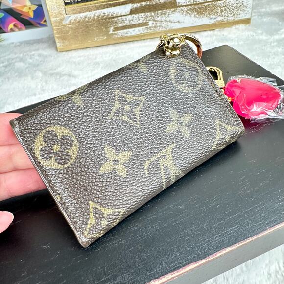 Louis Vuitton 5 key holder keychain Key Cles wallet VINTAGE custom - Picture 3 of 12